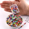 Cuentas de Arroz de Vidrio Sólido Coloridas Asimétricas de 5 mm para Pulsera Collar Hecho a Mano DIY Accesorios de Material para Joyería