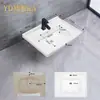Lavatório de Gabinete Retangular Esmaltado MEIKA 60CM Pia de Banheiro Para Reforma Residencial N6047
