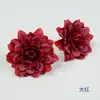 Flores Artificiais Materiais DIY Flor Feita à Mão Grampo de Cabelo Adorno de Cabeça Chapéu Acessórios de Flor Estilo Nórdico Cor de Outono Gérbera Flores para Decoração de Casa