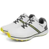 Moda Nova Primavera e Verão Sapatos Casuais Masculinos para Exterior Tênis de Gramado Sapatos de Golfe com Solado Grosso Sapatos Masculinos