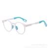 Nuevas gafas TR90 para niños, montura de gafas anti-luz azul de moda para mujer, gafas transfronterizas para estudiantes de primaria de 6 a 12 años que pueden estar equipadas con miopía