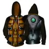 Sudadera Nueva 2022 de Guardianes de la Galaxia Chaqueta con Cremallera y Capucha Estampada en 3D Sudadera con Capucha Cosplay de Xingjue