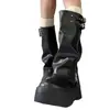 Botas largas de suela gruesa para mujer, nuevo modelo otoño 2026, botas altas para mujeres petite, botas de montar con suela de plataforma