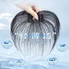 Aplique de Franja Estilo Francês, Aplique de Franja de Ar para Mulheres, Aplique de Cabelo Natural Sem Costura na Linha do Cabelo da Testa
