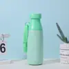 Novo copo térmico com canudo de aço inoxidável 316, copo de viagem portátil com canudo, copo de água para estudantes ao ar livre, grande capacidade para homens e mulheres