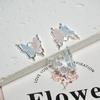 [Mariposa de media flor] Colgante de rosa de mariposa con sensación de hada, material para hacer collares y pulseras de cuentas hecho a mano.