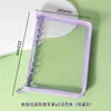 Envío Gratis A5 Transparente Hojas Sueltas Manual Multifuncional Bolsa con Cremallera Libro de Hojas Sueltas Simple Cubierta Suave de PVC Reemplazable