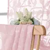 Cortinas Transparentes Florales Color Crema, Tela de Pantalla para Ventana para Sala de Estar, Dormitorio, Estudio, Versátil, Permiten el Paso de la Luz pero No Son Transparentes
