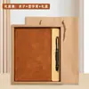 Novo Caderno A5 2025 Logo Personalizado Bloco de Notas Espesso para Atas de Reunião Atas de Reunião de Negócios