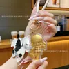 Pingentes de Celular Dourados, Pingentes de Bolsa, Cinnamoroll, Shin-Chan, Chaveiros de Desenho Usagi em Ouro Puro, Pequenos Pingentes Atacado