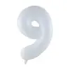Globos Digitales de 32 pulgadas Empacados Individualmente, Decoraciones de Cumpleaños Versión Americana, Globos Decorativos Flotantes de Papel de Aluminio con Helio