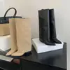 Botas Largas de Tacón Grueso para Mujer 2026 Nuevo Primavera Hasta la Rodilla de Caña Alta Estilo Chica Spicy con Tacones Altos y Punta