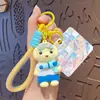 Llavero de Perrito Dibujado Belle Colgante para Mochila Llavero Lindo para Pareja Adorno para Bolsa Pequeño Regalo