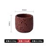 Vela de aromaterapia con textura espacial de cemento transfronterizo, vaso vacío para velas, piedra de incienso expansible, contenedor de fragancia sin fuego, adornos.