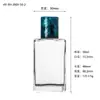 Stock Listo del Fabricante de Botellas de Perfume Transparentes de Gama Alta, Botellas Recargables de Perfume, Botellas de Vidrio Vacías, Botellas con Atomizador, Botellas de Vidrio para Perfume