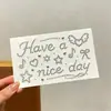 Adesivos criativos de letras vazadas com strass, adesivos decorativos de coração e estrela para o rosto, adesivos de strass para maquiagem de aniversário