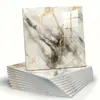 Papel Pintado Autoadhesivo Imitación Azulejo Pegatinas de Pared Impermeables y a Prueba de Humedad para Baño Renovación de Paredes Fondo de Pared para Dormitorio Cubierta Decorativa