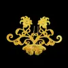 Yingyi Joias DIY Ramo de Flor Borboleta Pente de Cabelo Grampo de Cabelo Acessório de Cabeça Antigo Coroa de Cabeça Cabelo Grampo de Cabelo Material para Acessório de Cabeça de Noiva