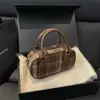 Bolsa de Cuadros Nueva Otoño 2025 Moda de Nicho Bolso de Hombro con Temperamento Bolso de Hombro de Mano Nuevo de Moda para Mujer