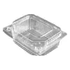 Cajas desechables para sushi, recipientes rectangulares para alimentos, loncheras transparentes, cajas de empaque para rollos de comida y fruta/verdura y carne, cajas para frutas
