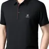 Camiseta tipo polo de verano sin costuras para hombre, top de moda para hombre, camiseta ligera de media manga