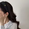Diadema de Moda y Elegante Estilo Coreano con Ala Ancha y Acabado de Lujo, Diadema de Esponja Estilo Hong Kong para una Corona Alta, Accesorio para el Cabello Reductor de Edad para Niñas