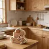 Runchu Cachorro de Dibujos Animados Esponja de Pulpa de Madera para Lavar Platos Comprimida Herramienta Mágica de Limpieza de Cocina Estropajo Esponja de Pulpa de Madera para Lavar Platos
