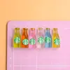Miniatura de Garrafa de Bebida Simulada da Starbucks Acessórios de Resina DIY Enfeites de Cola de Creme Mini Modelo de Brinquedo de Comida