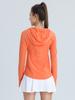 Chaqueta Deportiva de Exterior para Senderismo Fina Ajustada de Secado Rápido para Primavera y Otoño con Capucha Plegable, Protección Solar y Sombrilla