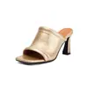 Sandalias de Mujer para Exteriores, Pantuflas de Punta Cuadrada, Sandalias de Verano Talla Grande, Exportación-