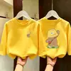 Ropa Nueva Otoño e Invierno 2026 para Bebé Niño Camisetas Algodón Puro Ropa de Otoño Camisetas de Manga Larga para Niños Ropa Interior para Niños Camisetas de Moda