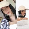 Peluca de Sombrero de Pato con Pelo Corto, Artículo de Moda Europeo y Americano, Cabello Sintético, Tendencia de Verano, Flequillo Recto, Estilo de Cabello Deportivo