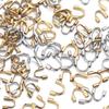 Tubo de Posicionamiento en Forma de U de Acero Inoxidable con Retención de Color Oro de 18k Tubo en Forma de U Hebilla de Bobina para Joyería Protector de Línea Material para Accesorios de Joyería