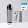 Taza de Lavado Portátil para Viaje Set 3 en 1 para Guardar Cepillo de Dientes y Pasta de Dientes Mini Taza Transparente para Enjuague Bucal Diseño Ligero