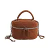 Bolso de Gamuza para Mujer, Bolso Pequeño Acolchado con Cadena Estilo Fragante, Bolso de Mano Versátil de Moda Ins, Bolso de Mano de Caja de Alta Gama
