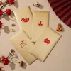 Envelopes Vermelhos Criativos Personalizados com Designs de Animais Fofos, Envelopes Vermelhos Foscos para Gatos e Cachorros, Adequados para Presentear e Bênçãos