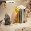 Suporte de Livro de Acrílico para Desktop Estante de Livros com Divisórias Espessadas de Múltiplas Camadas Suporte de Armazenamento Transparente para Papelaria Livros Didáticos Livros de Estudante
