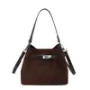 Bolso Cubo para Mujer 2025 Nuevo Retro Versátil Gran Capacidad Transfronterizo de Moda Tendencia Sensación de Alta Gama Bolso de Hombro Único Cruzado
