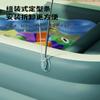 Piscina inflable para niños con tobogán y toldo inflable automático, fuerte y travieso, accesorios de fábrica para toldo engrosado