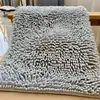Tamaño grande, envío gratis, alfombrilla de chenilla de color liso para el suelo, alfombrilla absorbente para el baño, alfombrilla para los pies del hogar, alfombrilla para la puerta de la cocina y el dormitorio