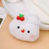 Coelhinho Squeaky Blush Pendurado Fofo Namorada Estudante Boneca Presente de Negócios Grampo de Cabelo Acessórios de Cordão para Cabelo