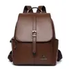 Bolso de Doble Hombro con Textura de Cuero Suave para Mujer 2026 Nuevo Simple Versátil para Viajes de Negocios Mochila de Gran Capacidad Moda Bolso de Moda