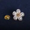 Estilo Coreano Simples Roupas com Pérolas Florais Cardigan de Verão Feminino com Botões Broche Anti-Exposição de Luxo de Alta Qualidade Roupas Atacado