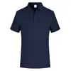 Camisa Polo de Verão com Gola Lapela em Porcelana de Gelo Dupla Face, Manga Curta, com Logo Impresso, Camiseta para Uniforme Corporativo, Camisa Polo Personalizada