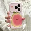 Adequado para Capa de Celular Huawei Pura90 Pro Max, Proteção Completa da Lente, Anti-Queda, Design de Goiaba Cartoon Fofo de Alta Qualidade para Mulheres