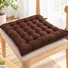 Cojín de Asiento Acolchado Grueso Simple para Oficina en Casa Silla de Sentarse Largo Cojín de Asiento Transpirable Correas Antideslizantes Cojín para Glúteos Tatami