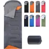 Saco de Dormir Popular com Combinação de Cores Estilo Camping ao Ar Livre Estilo Camping Saco de Dormir Individual para Hora do Almoço Impermeável Água Algodão Oco Saco de Dormir Hora do Almoço Pronta Entrega