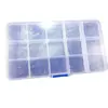 Caja de almacenamiento de accesorios de joyería, material de almacenamiento de piezas, caja de plástico con tapa, pendientes, pulseras, collares, caja desmontable