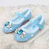 Zapatos para niñas zapatos planos para niña pequeña otoño e invierno Nuevos zapatos forrados de felpa zapatos de suela blanda para niños zapatos cálidos para bebés niñas