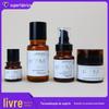 Anel Ombro PET Chá Cosmético Essência Garrafa 100ml Prensagem Garrafa de Loção Beleza Médica Cuidados com a Pele Set Garrafa Garrafa de Creme de Plástico